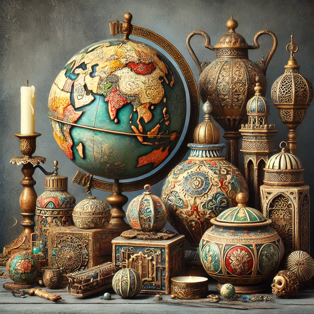 Collected treasures and eclectic finds with personality.