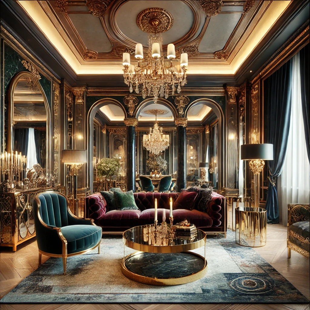 Opulent and impressive – I like a touch of luxury in my surroundings.